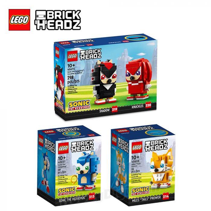 Lego sonic brickheadz shadow knuckles miles NIEUW ONGEOPEND, Ophalen of Verzenden, Nieuw