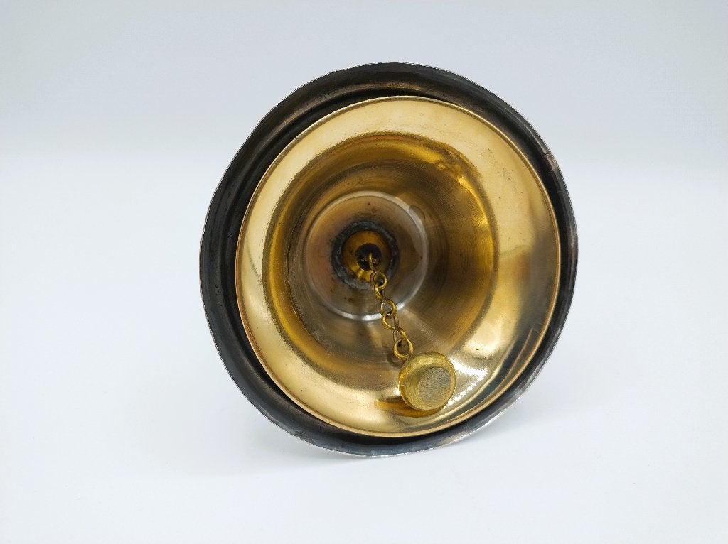 Zilveren tafelbel, J. Held, Amsterdam, ca. 1870, Antiek en Kunst, Verzenden, Zilver