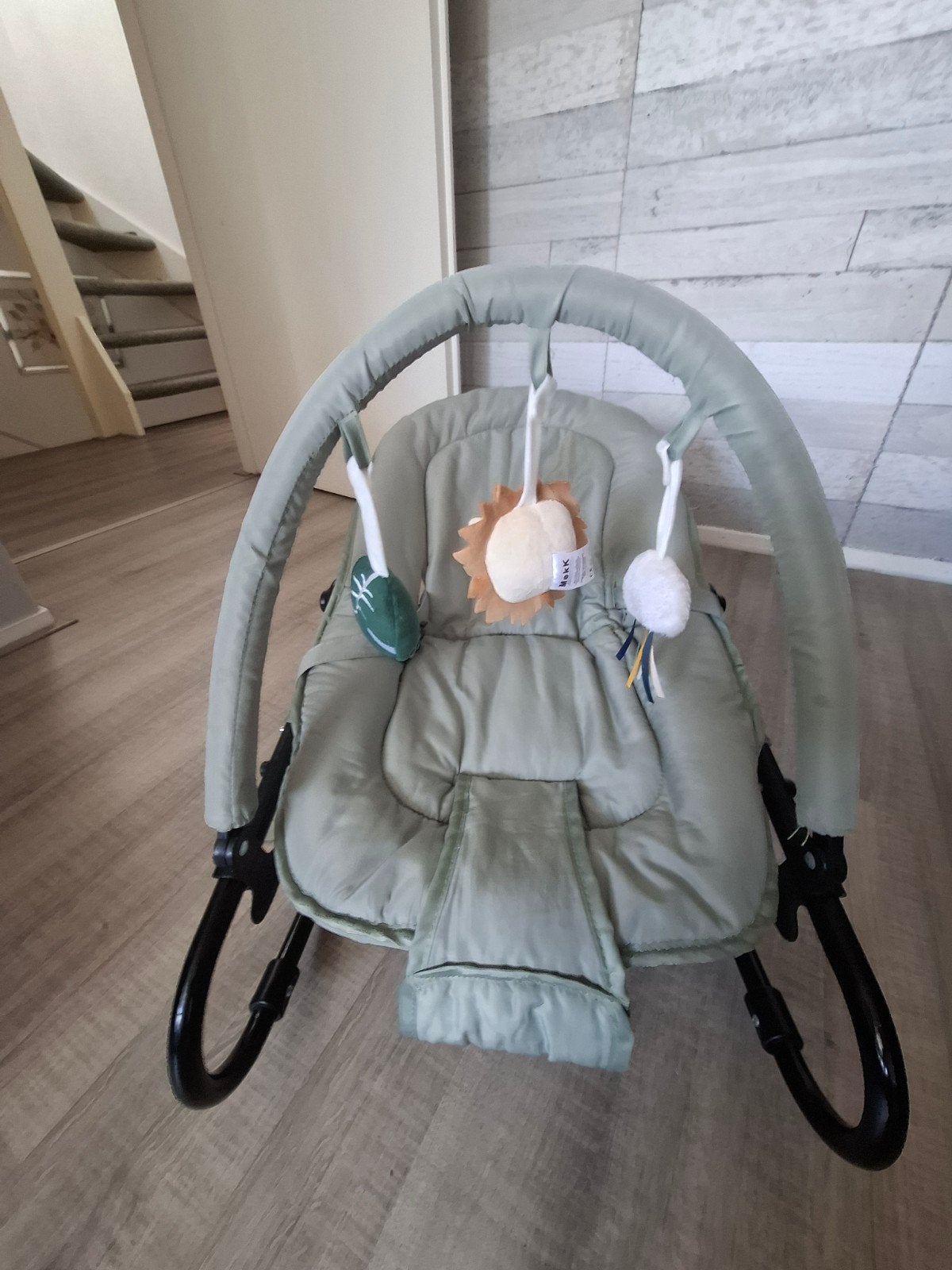 tryco baby bouncer olive, Ophalen