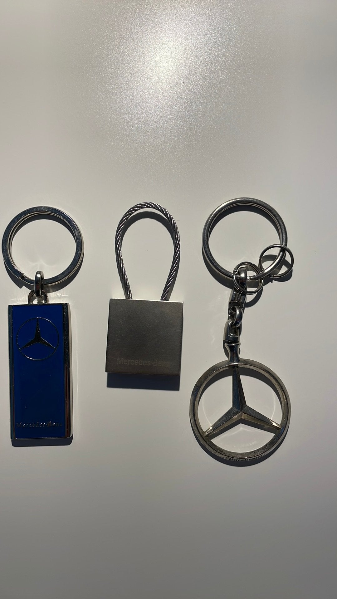 Mercedes-Benz sleutelhangers 3 stuks origineel, Verzamelen, Sleutelhangers, Ophalen of Verzenden, Gebruikt, Merk