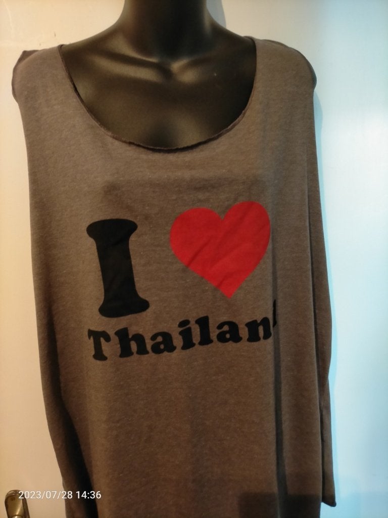 Singlet I Love Thailand, Verzenden, Zo goed als nieuw, Maat 56/58 (XL)