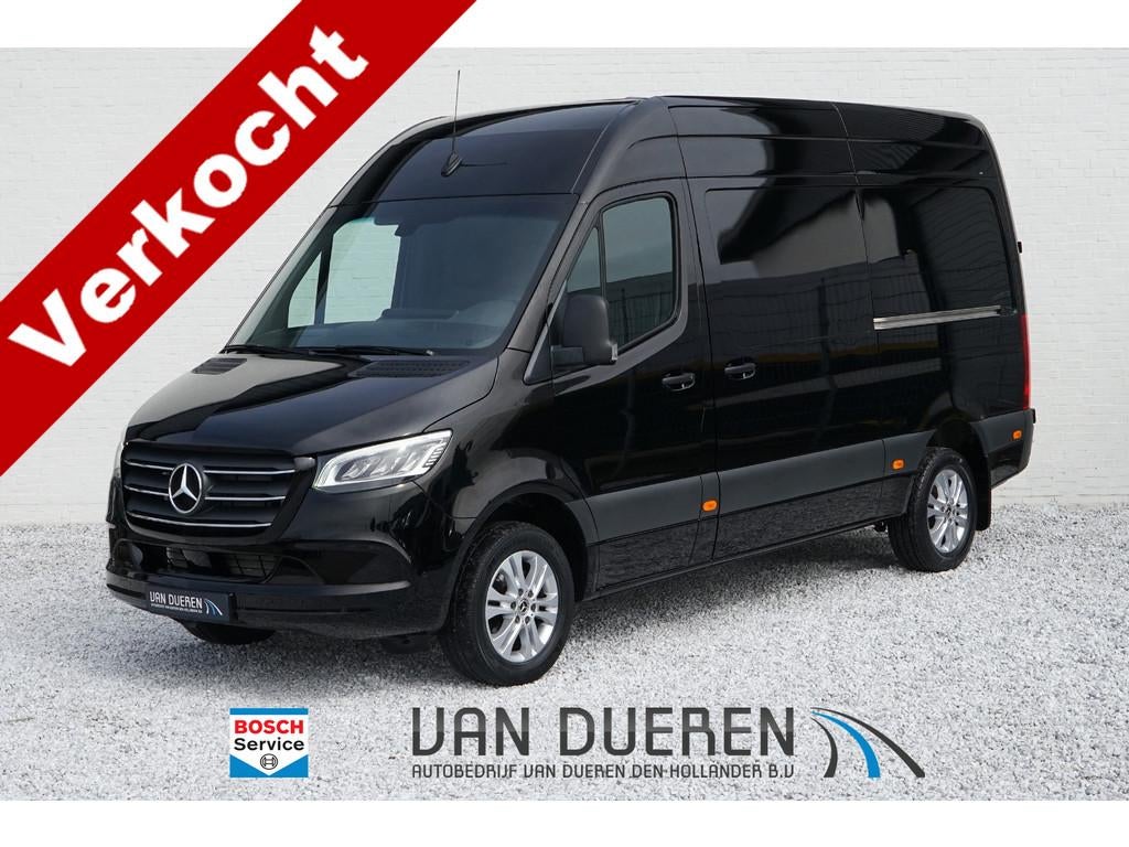 Mercedes-Benz Sprinter 317 1.9 CDI L2H2 RWD 360 Camera, Dub., Gebruikt, Zwart, Bedrijf, Diesel