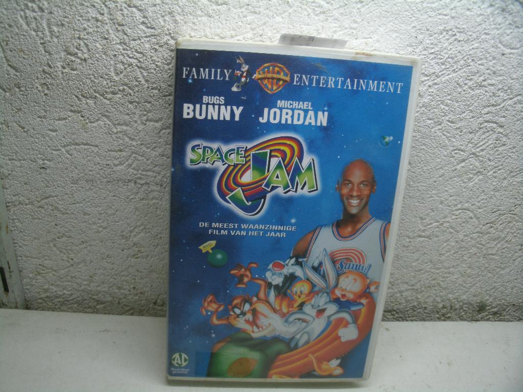 vhs 210a space jam de meest waanzinnige film gr, Alle leeftijden, Ophalen of Verzenden, Gebruikt