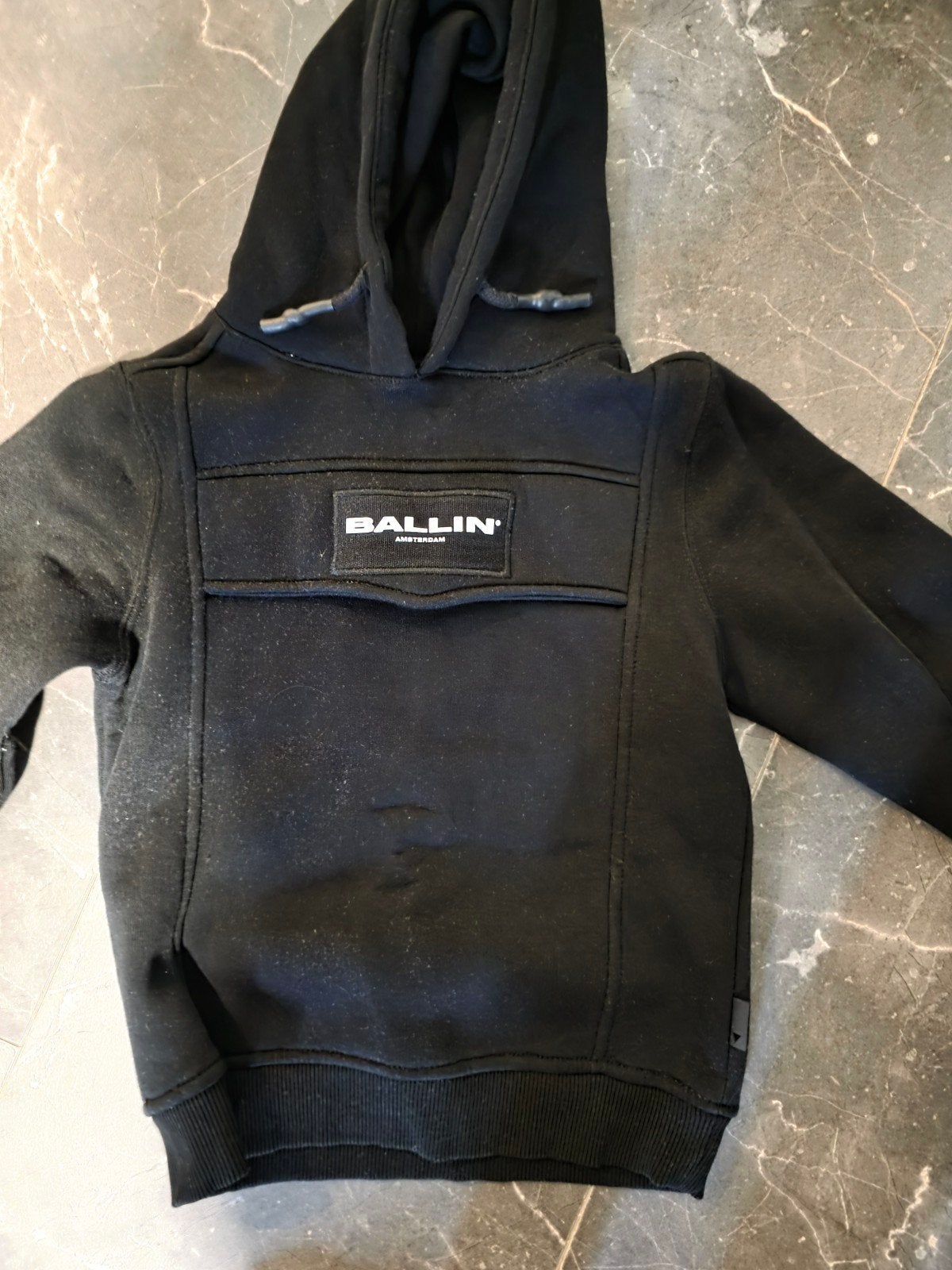 Ballin' Amsterdam hoodie zwart - Maat 128, Ophalen of Verzenden, Gebruikt, Ballin' Amsterdam, Jongen of Meisje