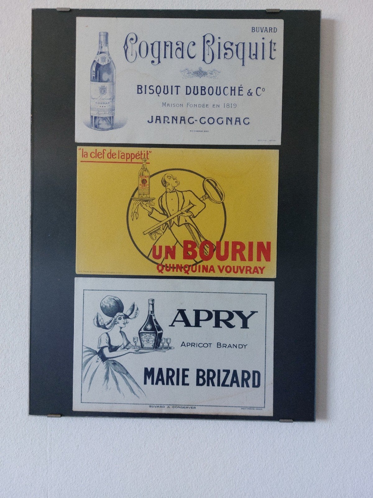 Vintage Franse  - Cognac, Quinquina, Brandy, Verzamelen, Verzenden, Gebruikt, Overige typen