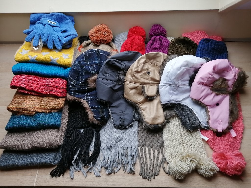 Nieuwe Winter Sjaals/ Dassen en Mutsen - Grote Set, Verzenden, Nieuw, Maat 46/48 (XL) of groter