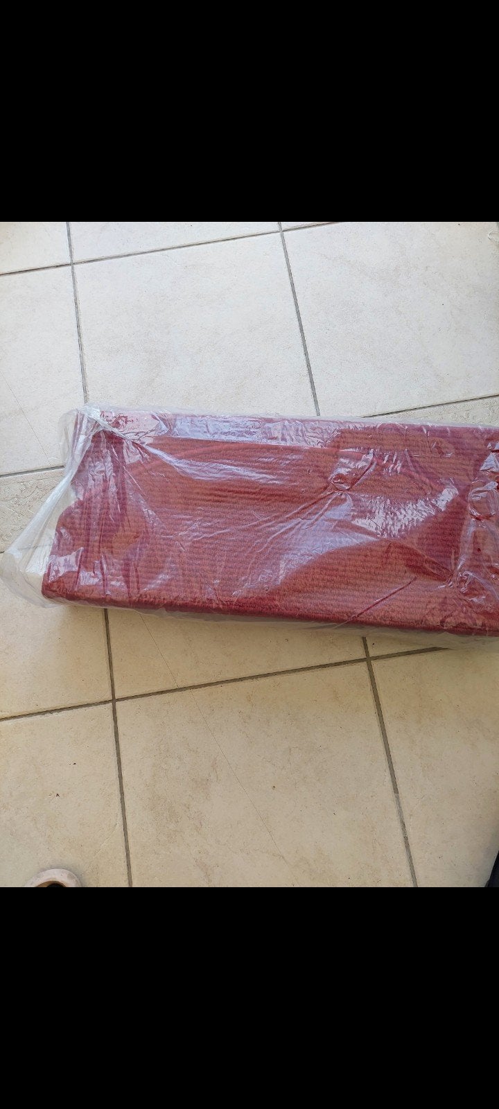 Trap kleed, Ophalen, Rond, Rood, Nieuw