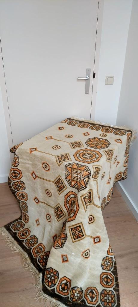 Vintage Smyrna Tafelkleed Vloerkleed 160x120 Retro Shabby, Huis en Inrichting, Tafelkleden, Binnen, Eu, Gebruikt, Eu