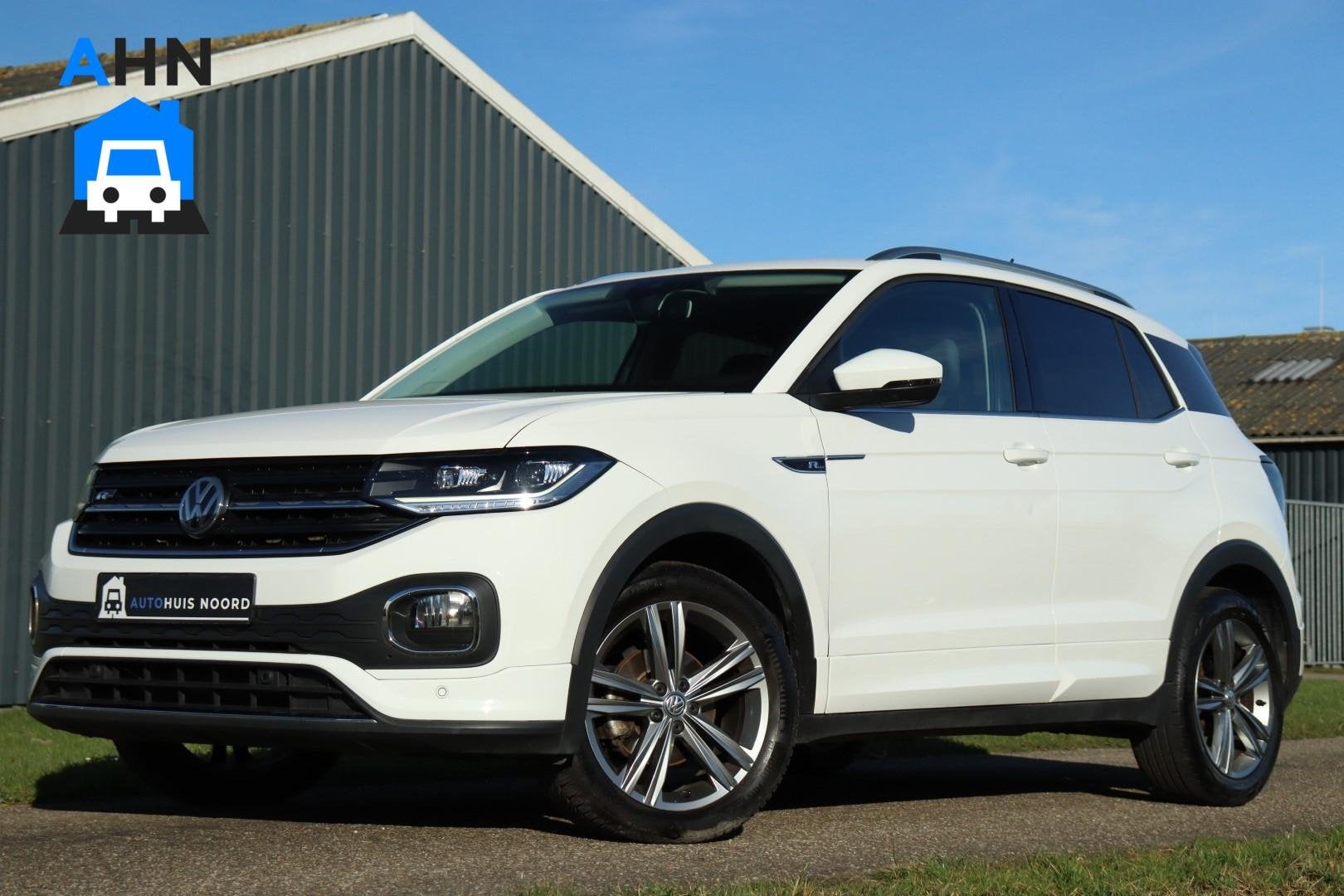 Volkswagen T-Cross 1.0 TSI R-Line / 115PK / DSG / Camera / L, Auto's, Gebruikt, 116 pk, Wit, 630 kg