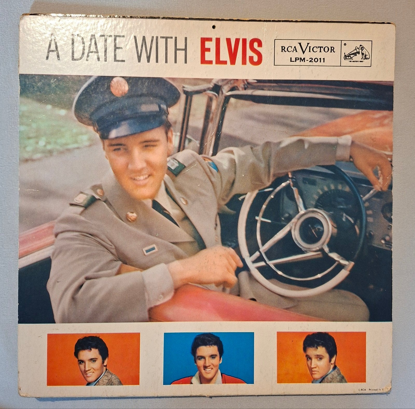 Elvis Presley – A Date With Elvis LP (1959 Origineel LPM2011, Ophalen of Verzenden, Gebruikt, 12 inch