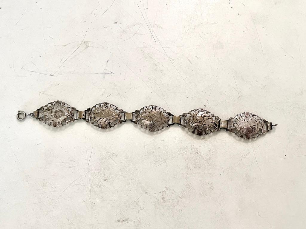 Armband, Sieraden, Tassen en Uiterlijk, Armbanden, Ophalen of Verzenden, Zo goed als nieuw, Zilver, Zilver