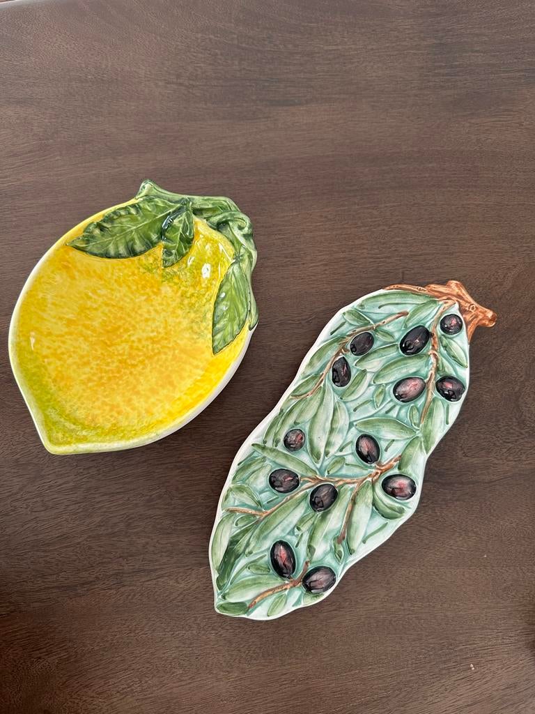 La La Tavola schaaltje olijven, Ophalen, Keramiek, Nieuw, Schaal of Schalen