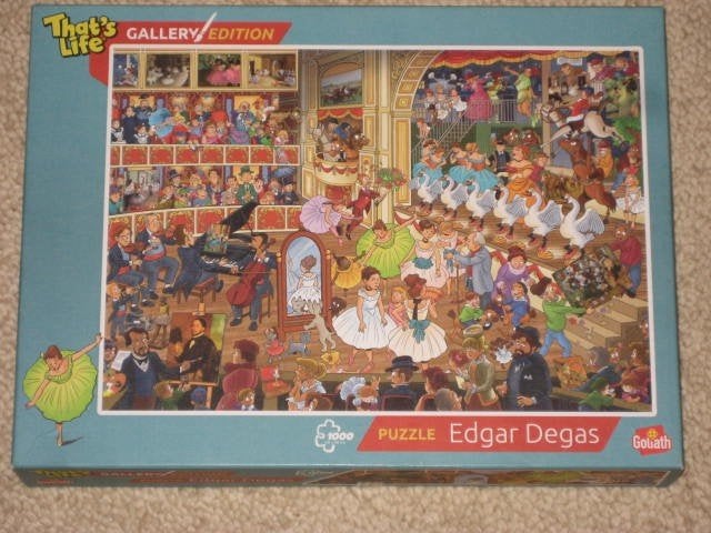 That's life Gallery edition schilders Frida Kahlo  6 X ZGAN, Hobby en Vrije tijd, Denksport en Puzzels, Ophalen of Verzenden, 500 t/m 1500 stukjes