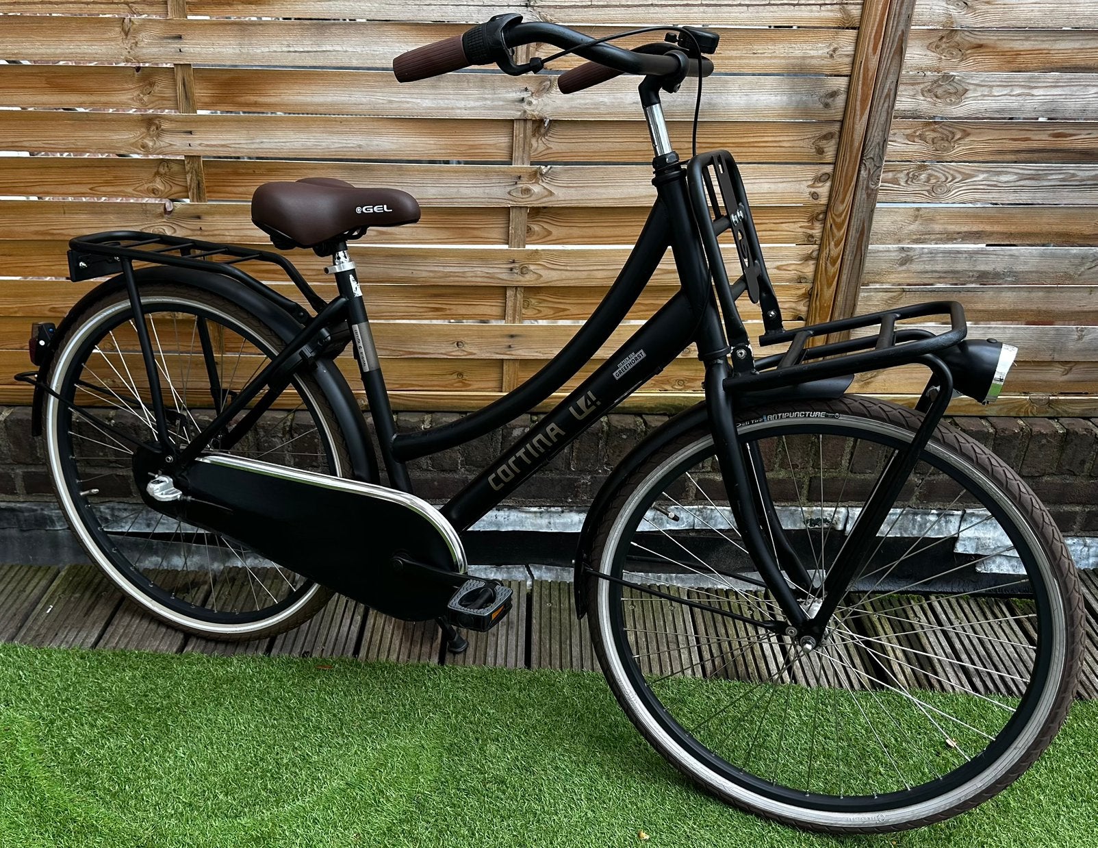 Cortina U4 26 Inch Meisjesfiets - Nexus 3 - Matt Zwart, Terugtraprem, Versnellingen, Zo goed als nieuw, Ophalen