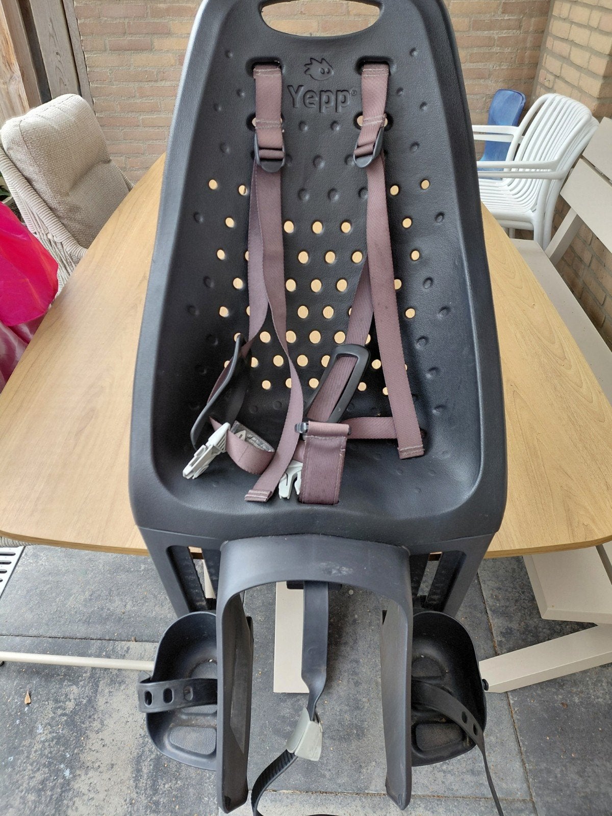 Yepp kinderstoel voor achterop de fiets, Fietsen en Brommers, Fietsaccessoires | Fietsstoeltjes, Ophalen, Achterzitje, Yepp, Gebruikt