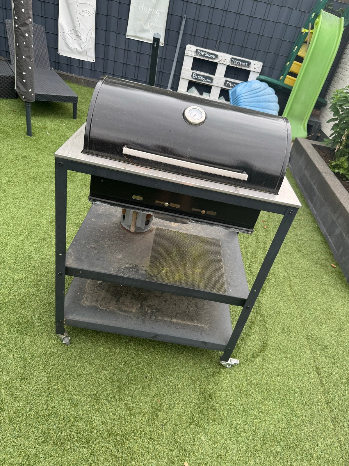IKEA GRLLSKÄR Houtskoolbarbecue met onderstel, Ophalen, Gebruikt