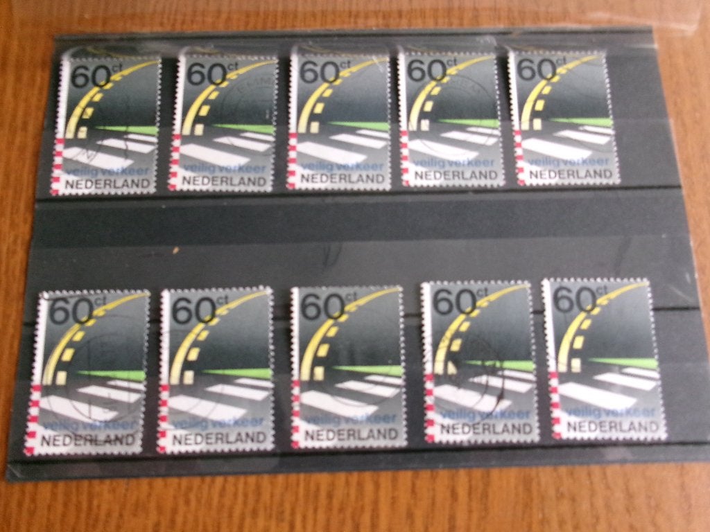 1982 - 10 x veilig verkeer (131f), Postzegels en Munten, Verzenden, Gestempeld
