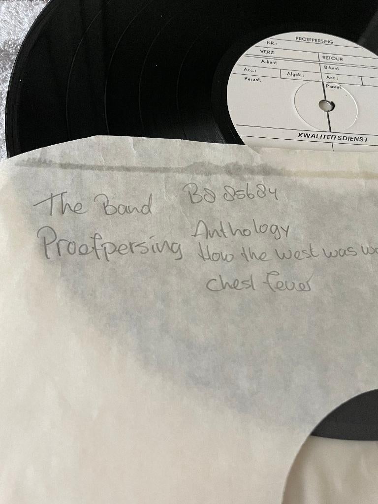 The Band vinyl proefpersing B885684, Originele persing, Ophalen of Verzenden, Zo goed als nieuw, 12 inch