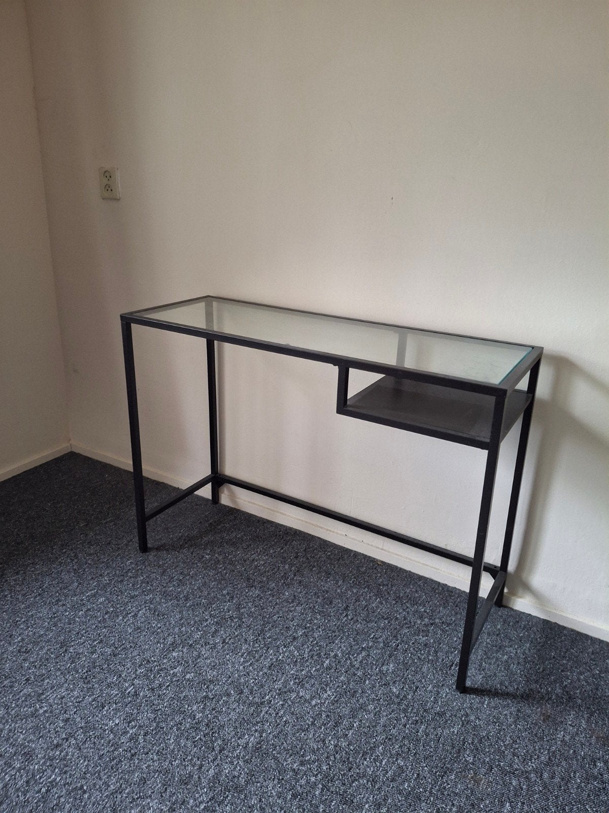 sidetable, Ophalen of Verzenden, 25 tot 50 cm, Rechthoekig, 100 tot 150 cm