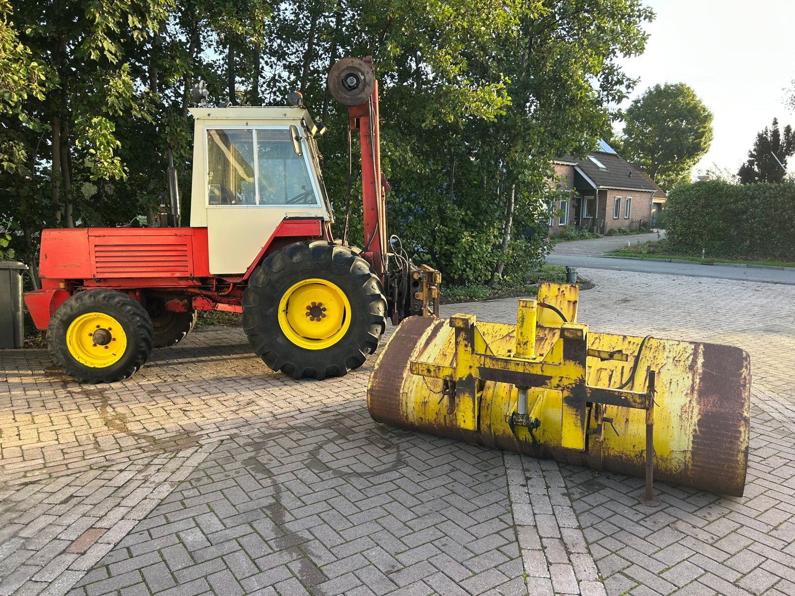 Manitou ruw terrein heftruck, Ophalen