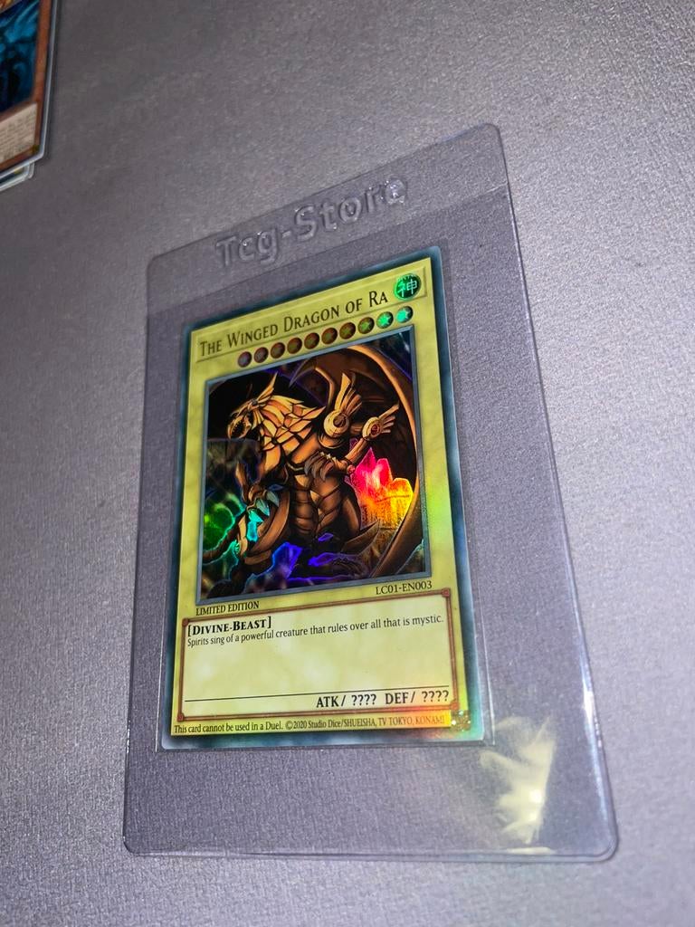 The Winged Dragon of Ra - Ultra Rare - Yugioh!, Ophalen of Verzenden, Nieuw, Losse kaart, Foil