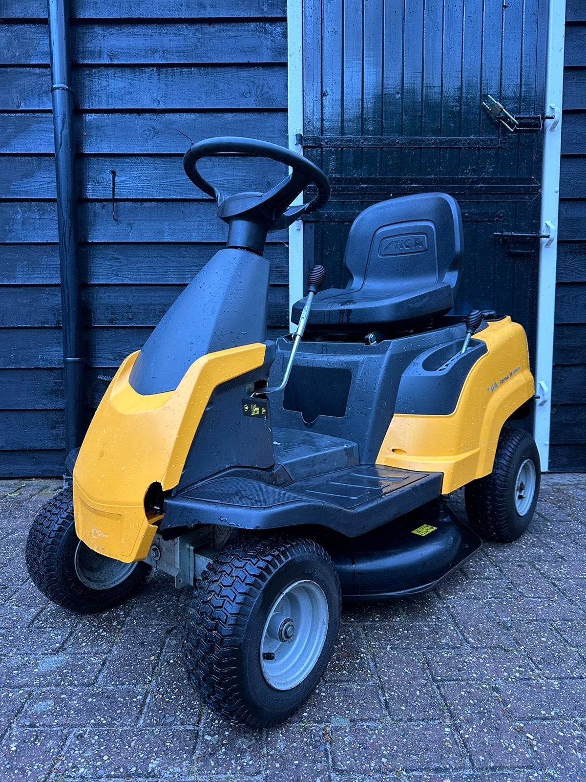 Stiga Tornado 1066 H zitmaaier 2014 66cm hydro B&S motor, Tuin en Terras, Ophalen, Gebruikt, Stiga, Mulchfunctie