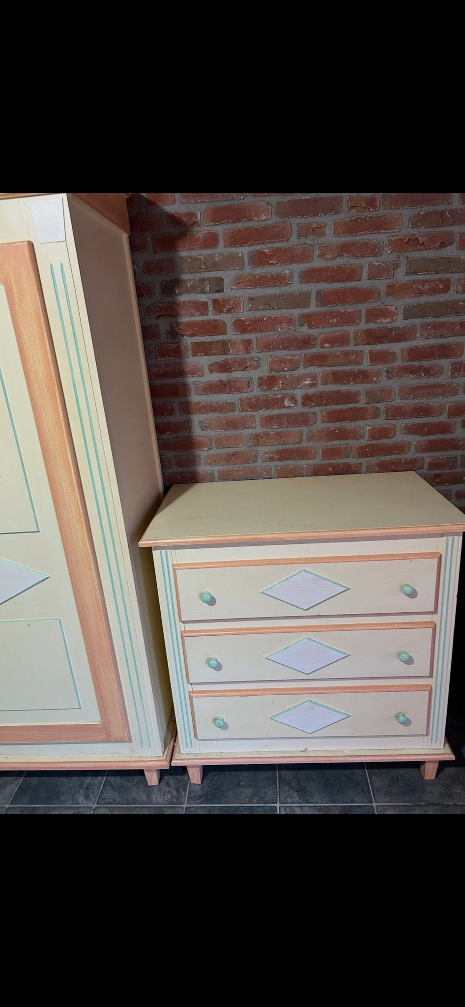 Leuke kinderkast en commode, Ophalen, Gebruikt, Commode