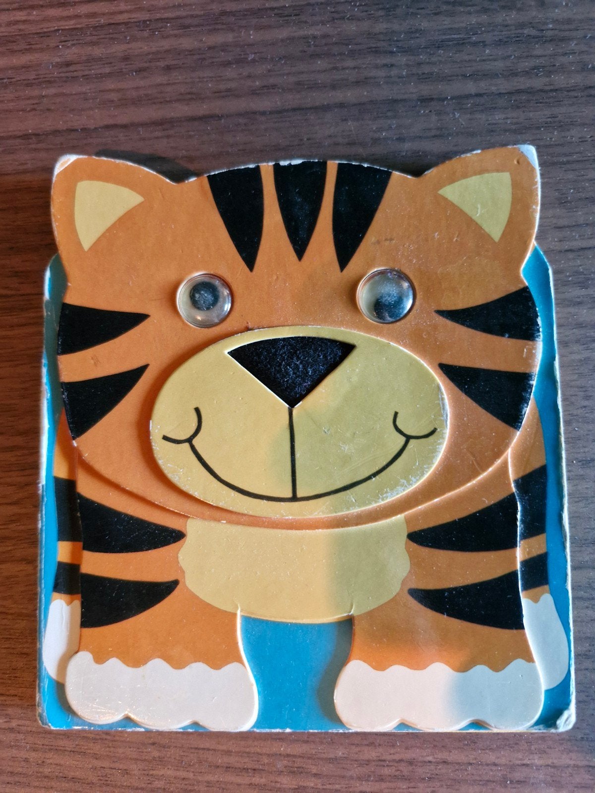 Leuk Tijger Boekje met Beweegbare Ogen, Ophalen of Verzenden, 0 tot 6 maanden, Uitklap-, Voel- of Ontdekboek, Onbekend