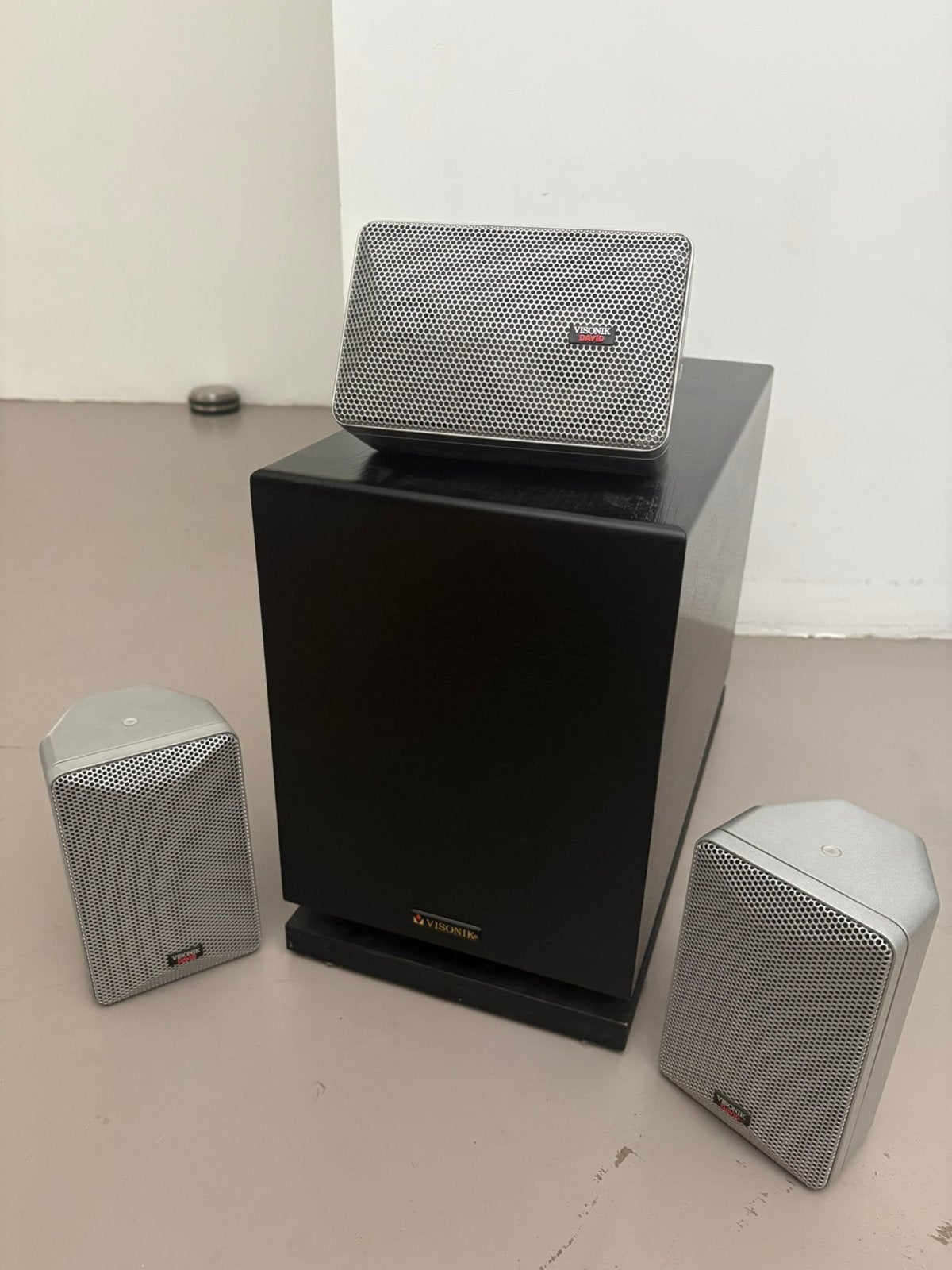 3 Visonik boxen plus subwoofer