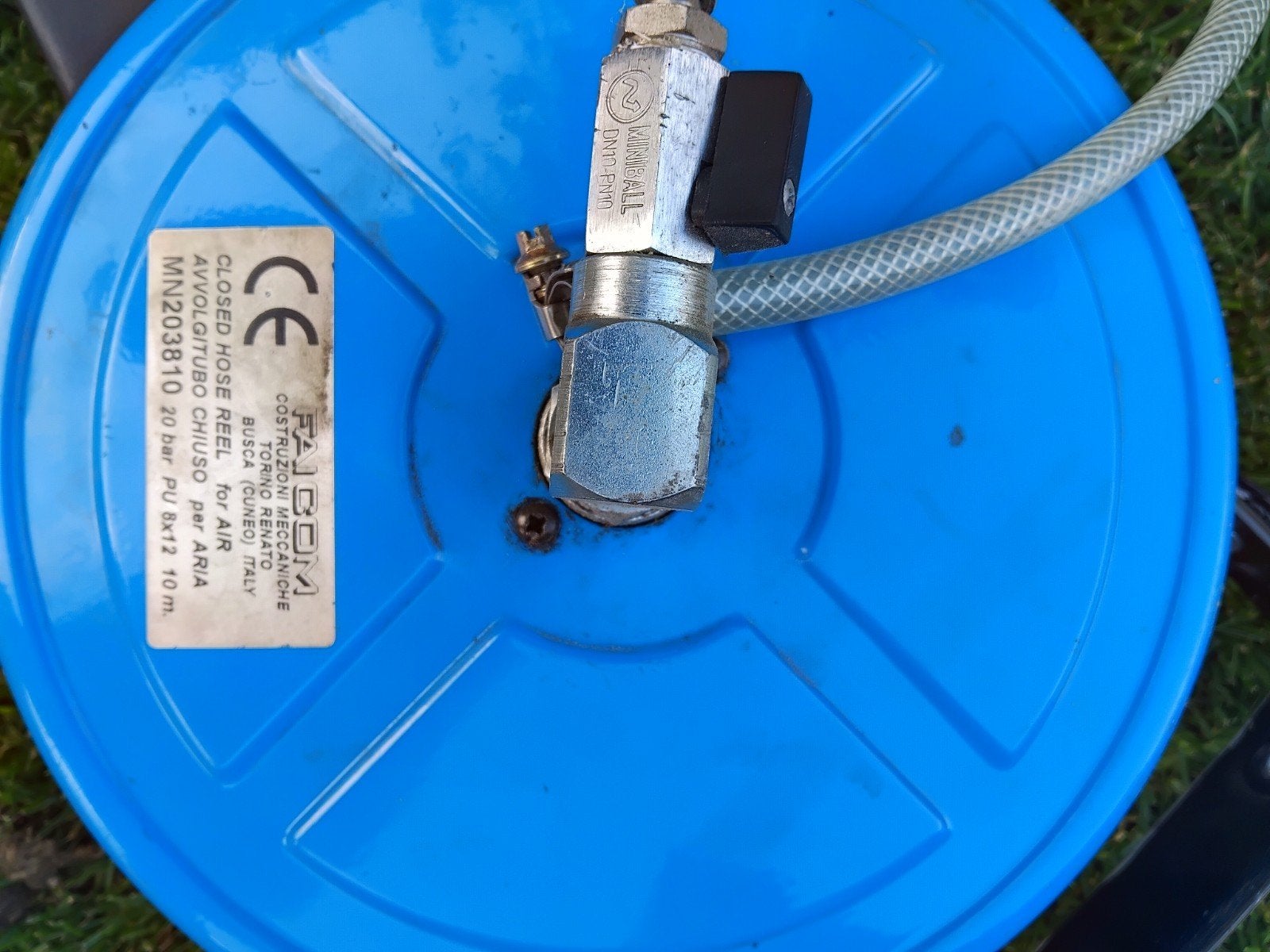 Haspel compressor slang, Doe-het-zelf en Verbouw, Compressors, Minder dan 25 liter, Ophalen, Zo goed als nieuw, Minder dan 200 liter/min