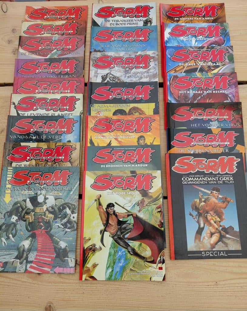 Grote collectie Storm stripboeken (23 stuks), Boeken, Stripboeken, Meerdere stripboeken, Ophalen of Verzenden, Gelezen