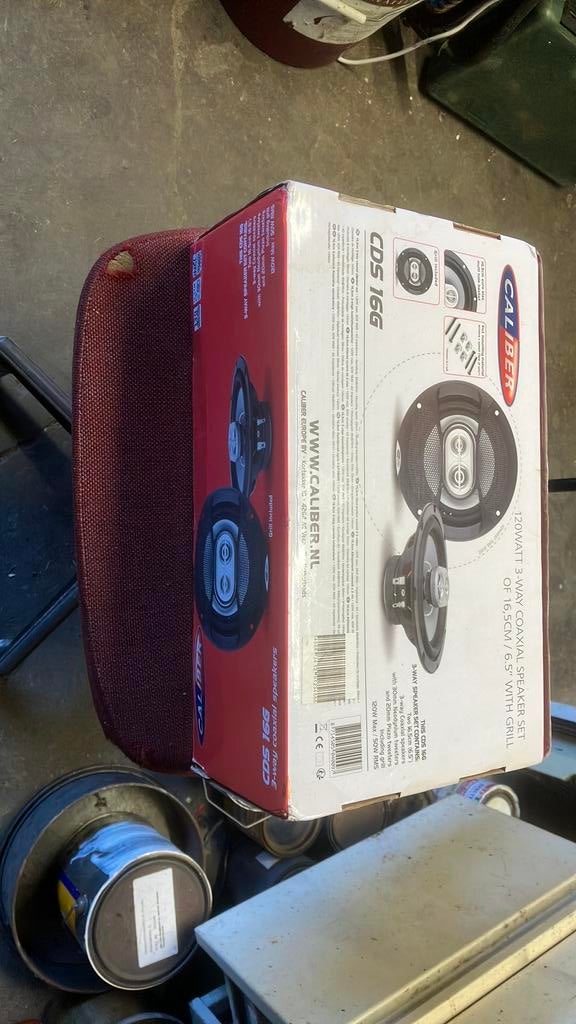 Caliber speaker luidspreker box 120 watt nieuw, Auto diversen, Ophalen of Verzenden, Nieuw
