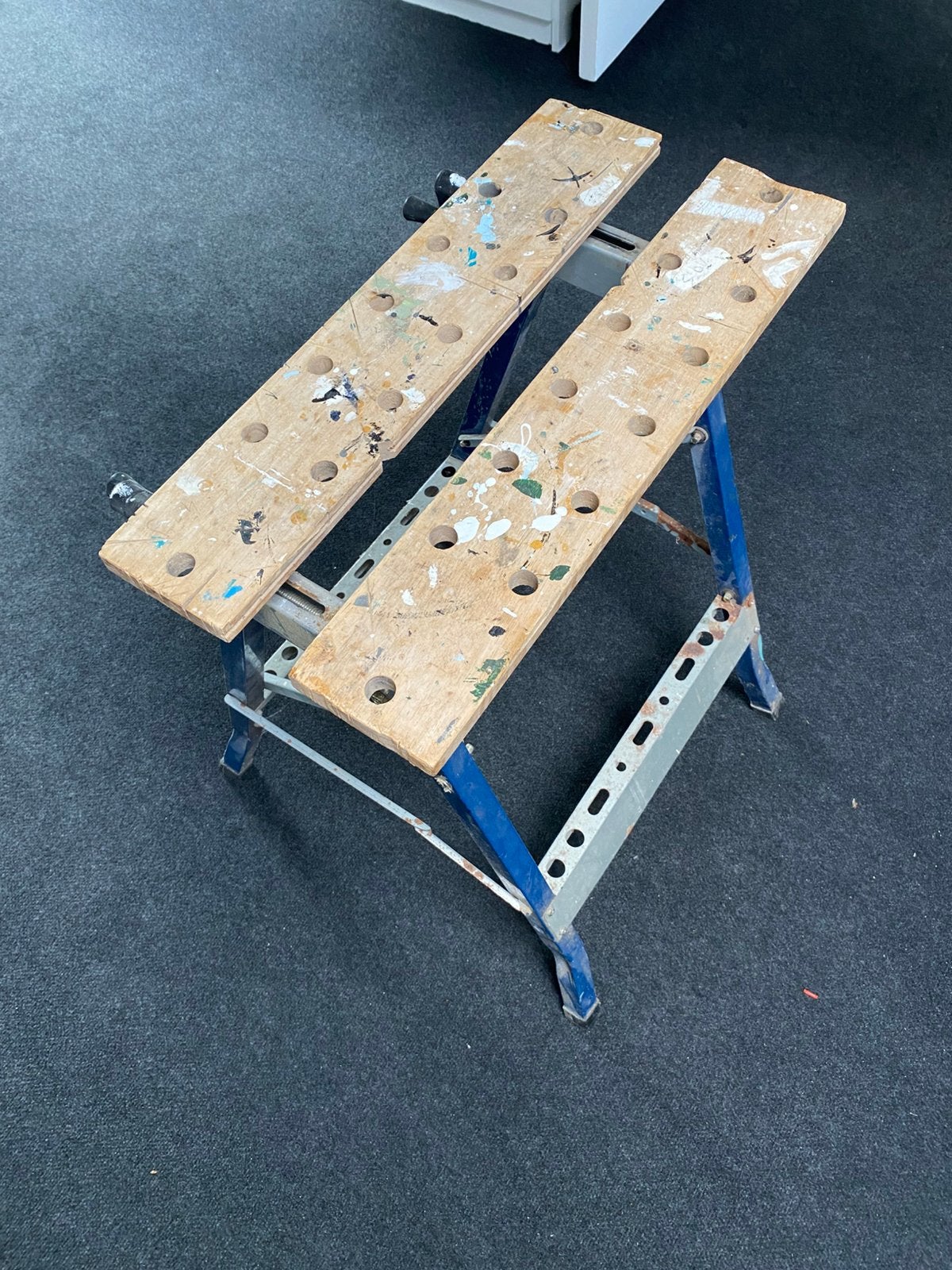 Zaagtafel/werkbank, Ophalen, Gebruikt, Minder dan 70 cm, Inklapbaar