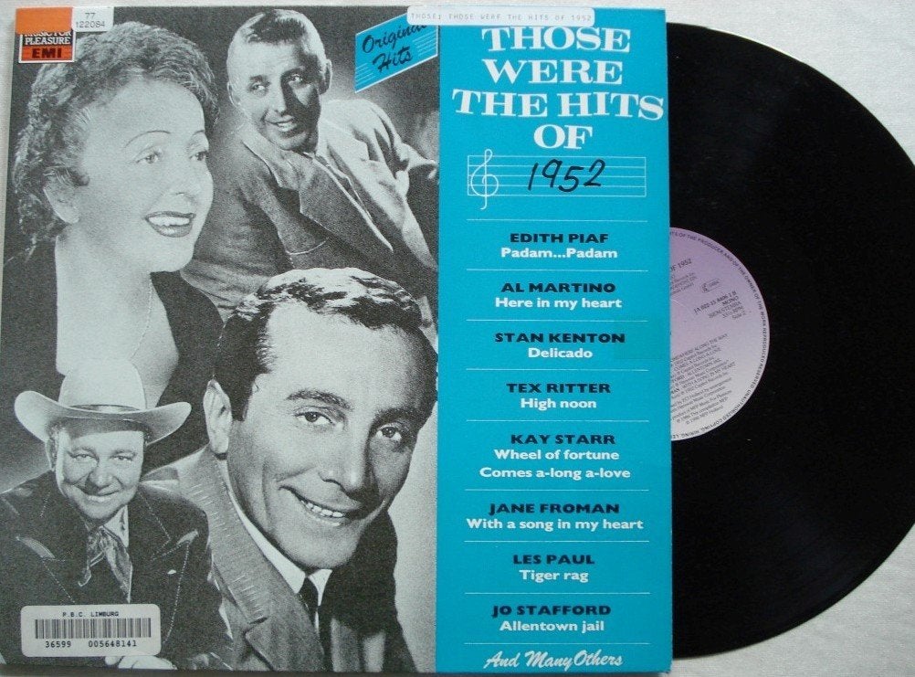 Those were the hits of 1952, LP, Gebruikt, Ophalen of Verzenden, 12 inch