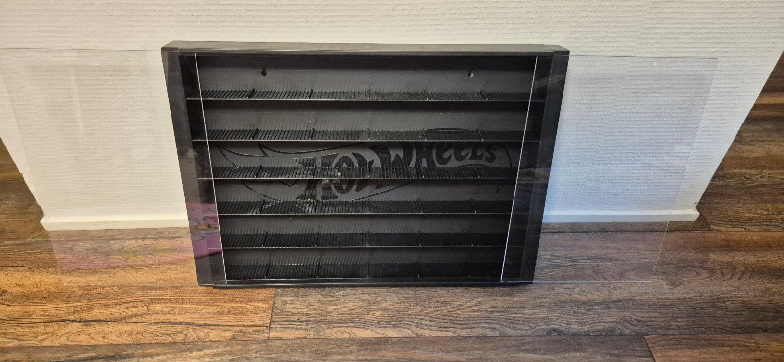 Luxe Hot Wheels display case met verlichting, Verzamelen, Ophalen, Zo goed als nieuw