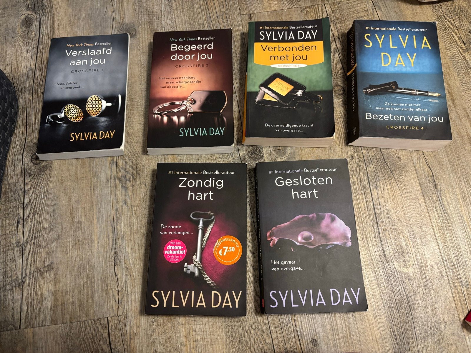 Sylvia Day boeken - Crossfire en meer (6 stuks), Ophalen of Verzenden, Gelezen, Nederland