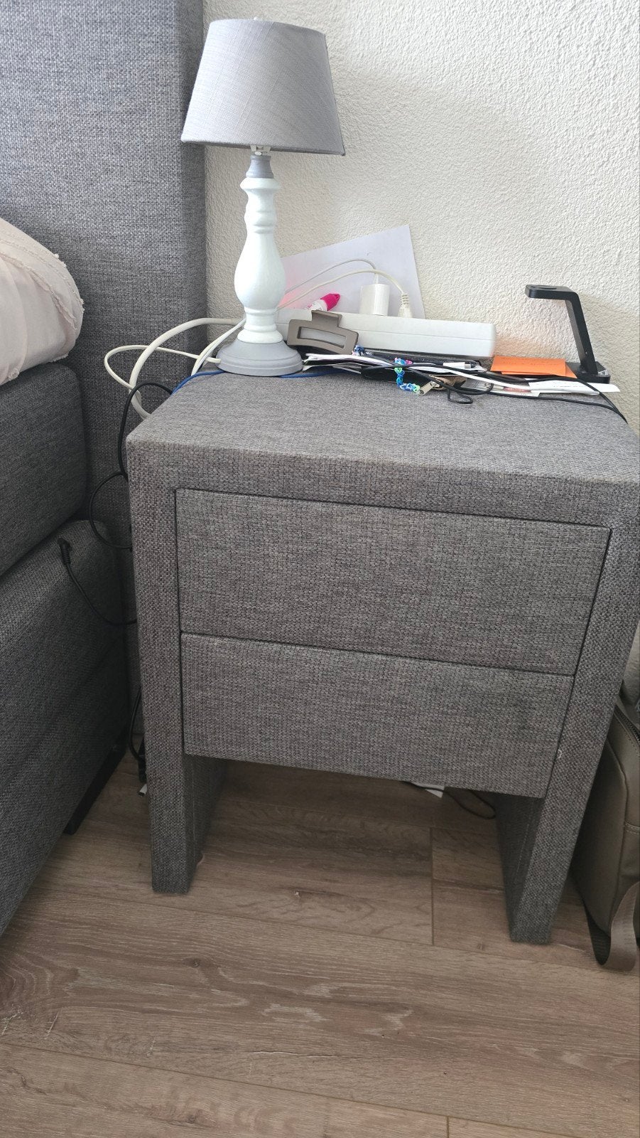 Boxspring + nachtkastjes + kast te koop, Ophalen, Tweepersoons, 140 cm, Zo goed als nieuw
