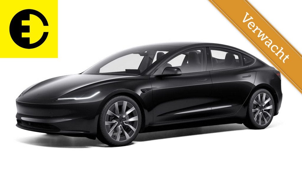 Tesla Model 3 Premium Long Range AWD 78 kWh | Stoelverkoelin, Auto's, Tesla, Automaat, Zwart, Zwart, Adaptive Cruise Control