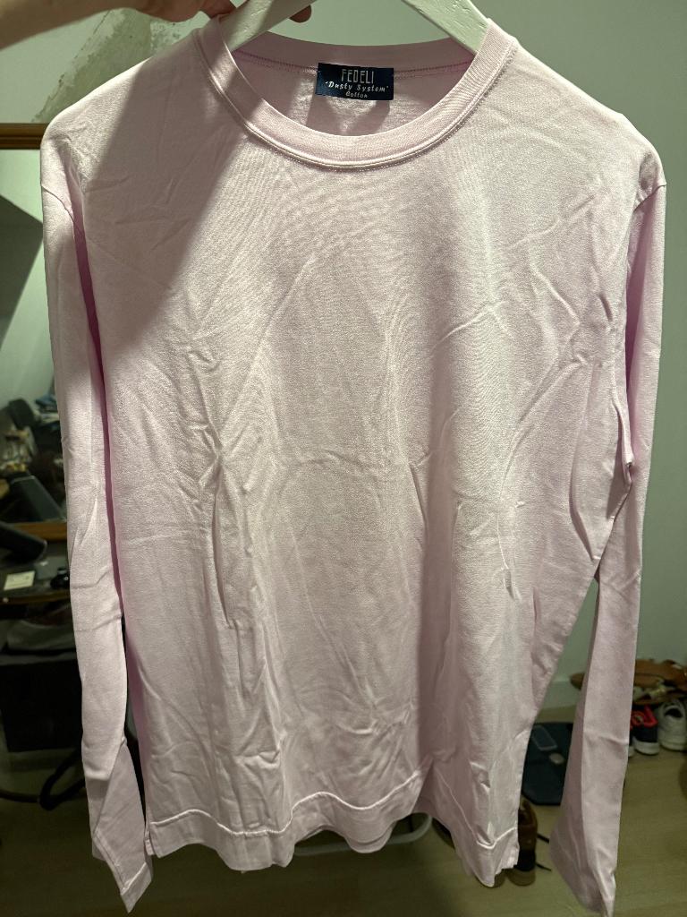 Fedeli Longsleeve t-shirt 48, Ophalen, Gedragen, Maat 48/50 (M), Roze