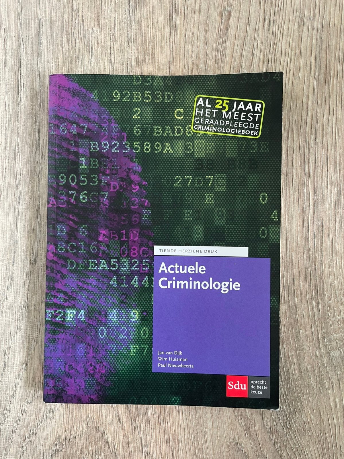 Actuele Criminologie, Jan van Dijk; Wim Huisman; Paul Nieuwbeerta, Sociale wetenschap, Ophalen of Verzenden, Zo goed als nieuw