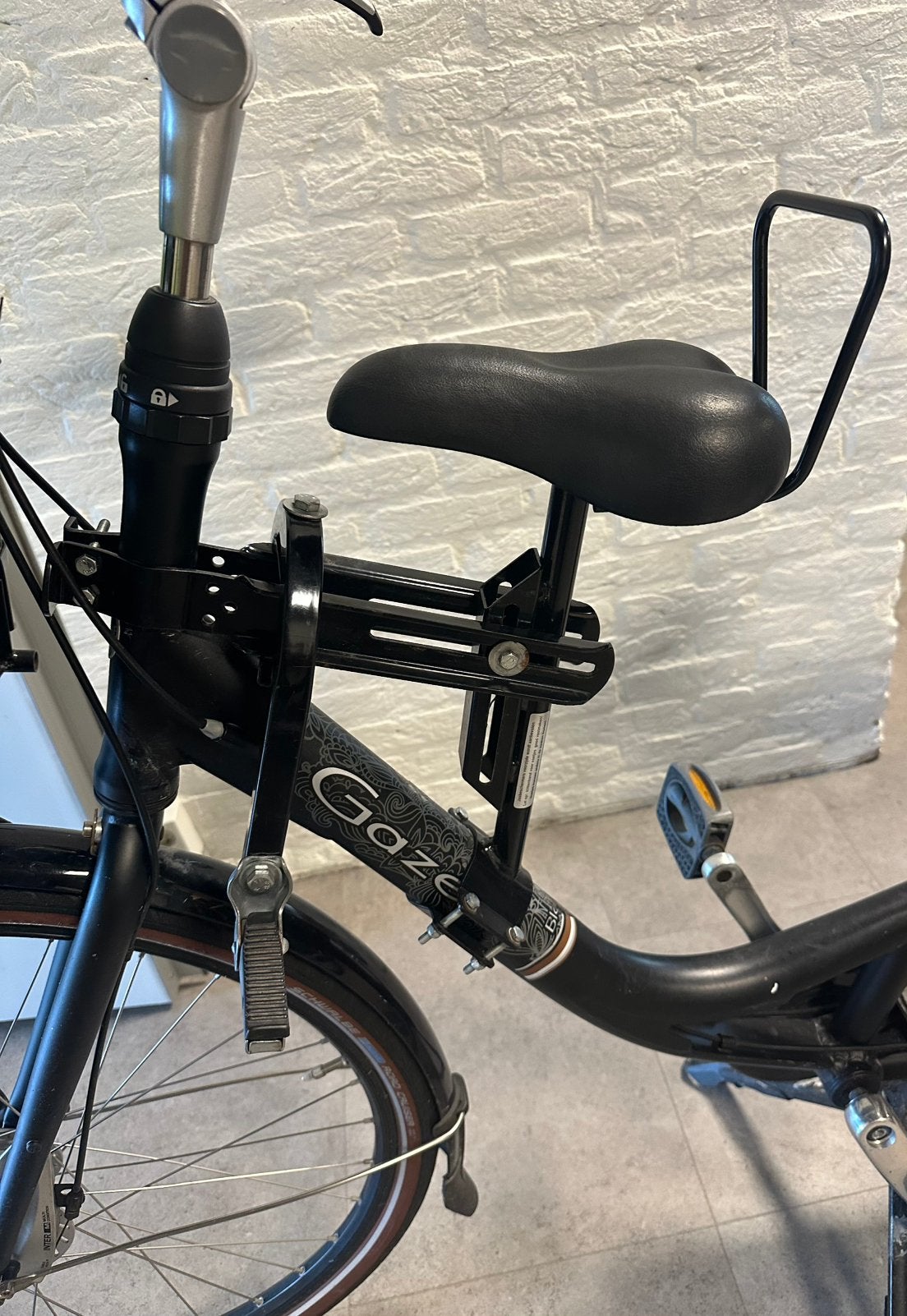 Zadel op stang model 4, Fietsen en Brommers, Ophalen, Gebruikt, Voorzitje
