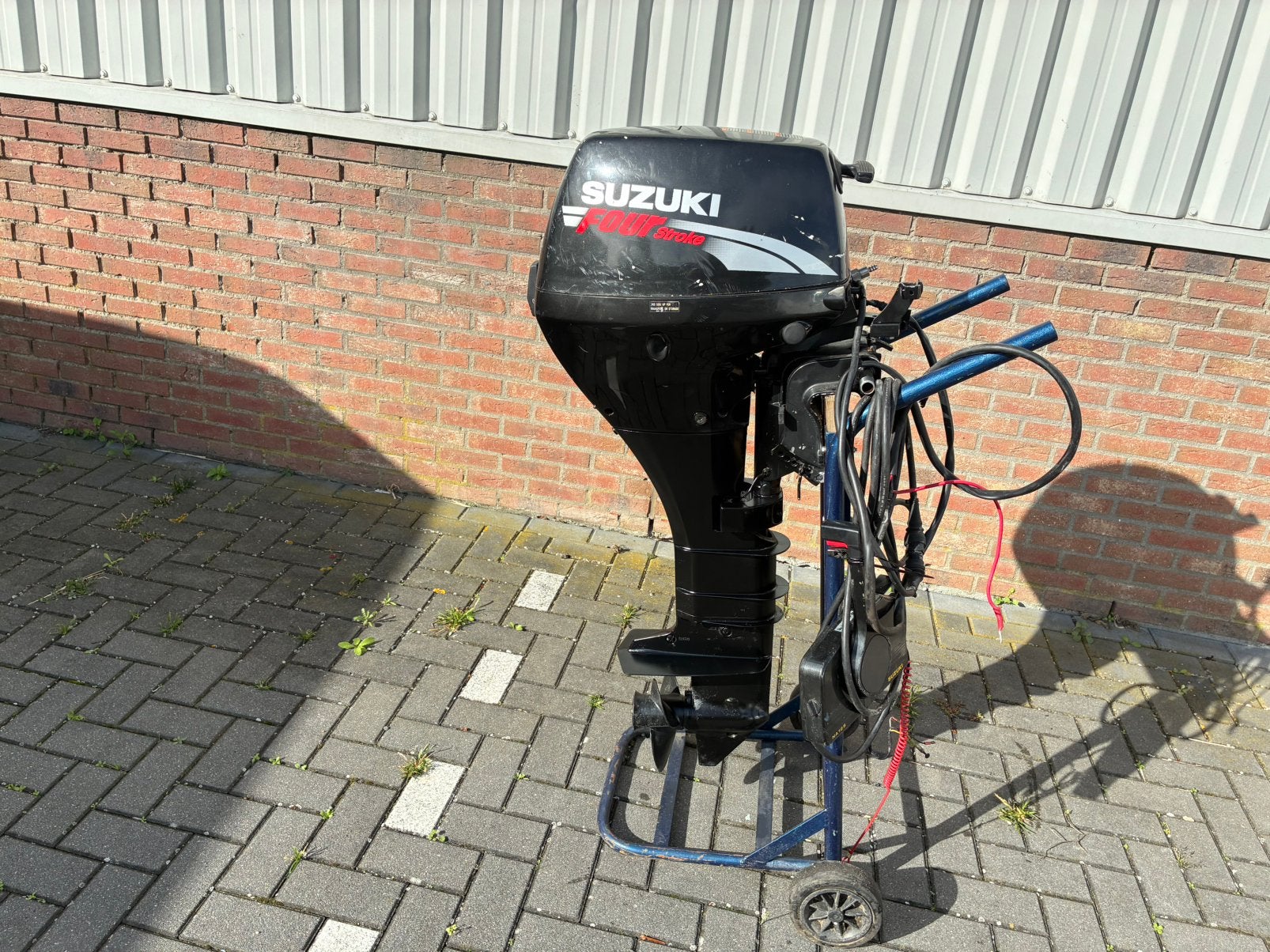 Suzuki 15 pk 4 takt , elektrische start,, vaarklaar !, 10 tot 30 pk, Met afstandsbediening, Ophalen of Verzenden, Yamaha