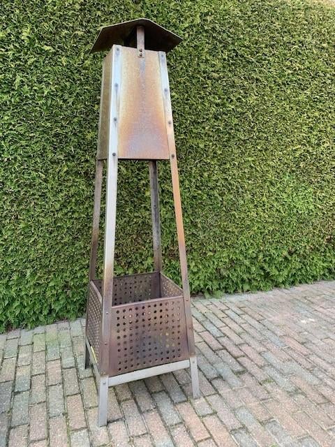 Buitenhaard - RVS, Tuin en Terras, Tuinhaarden, Gebruikt, Ophalen