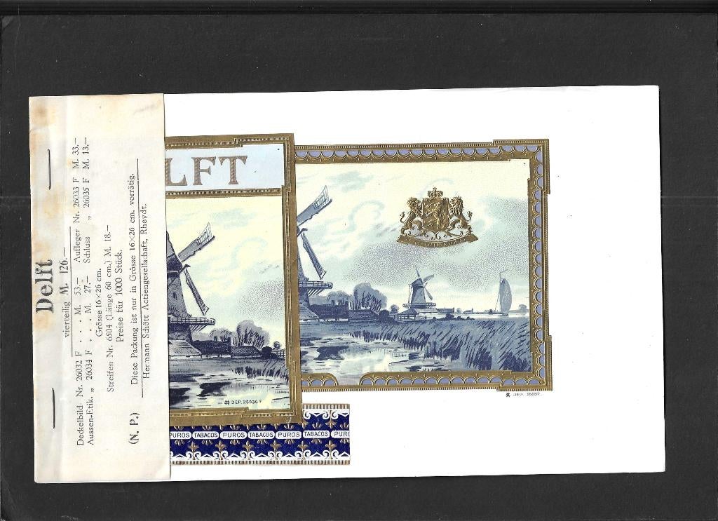 josverboveEtiket scan V4830, Ophalen, Gebruikt, Sigarenbandjes