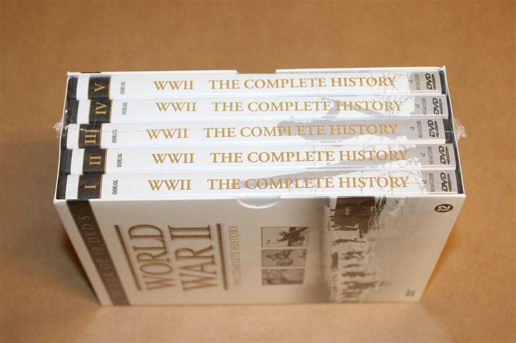 World War II — Complete History 10 DVD Box Nieuw, Cd's en Dvd's, Alle leeftijden, Ophalen of Verzenden, Gebruikt, Oorlog of Misdaad