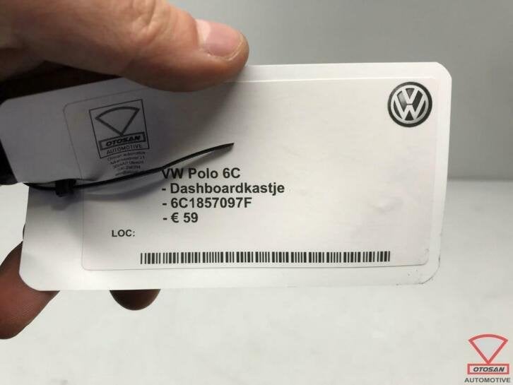 vw polo 6c dashboardkastje 6c1857097f, Auto-onderdelen, Gebruikt, Volkswagen, Volkswagen AG, Berliner Ring 2
38440  Wolfsburg, DE