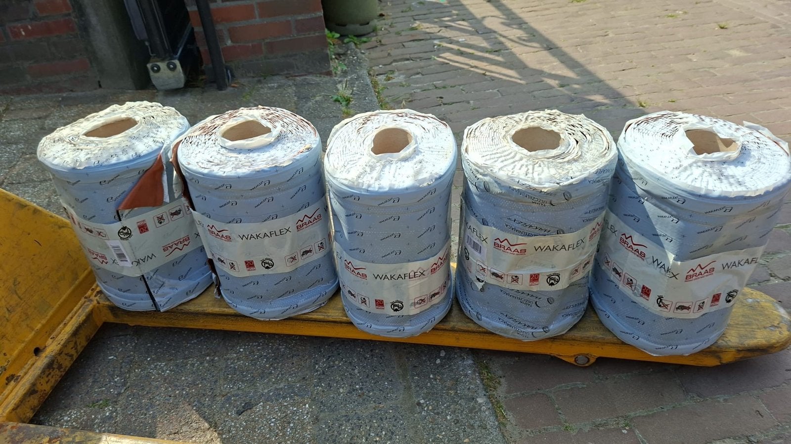 Wakaflex loodvervanger 10 meter rood, Overige materialen, 10 tot 15 m², Overige typen, Nieuw