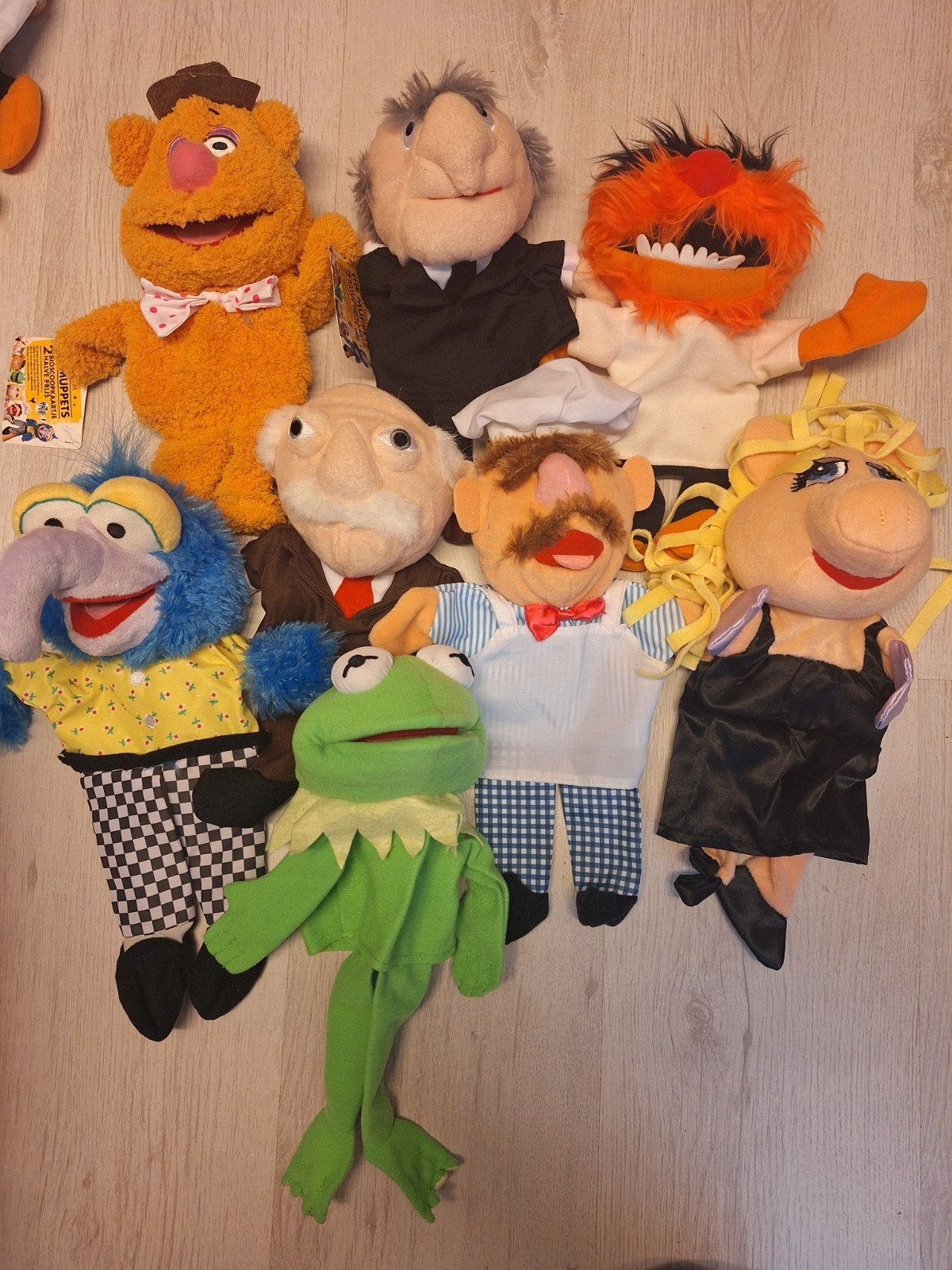 The Muppets handpoppen complete set, Ophalen of Verzenden