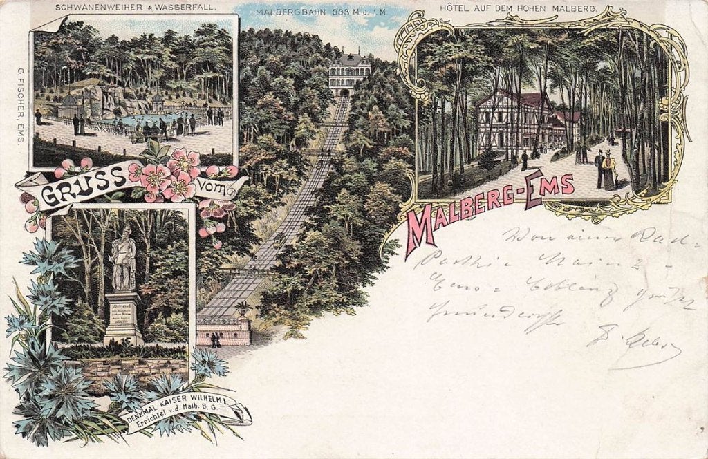 703-163-049 Malberg Ems, Verzenden, Voor 1920, Duitsland