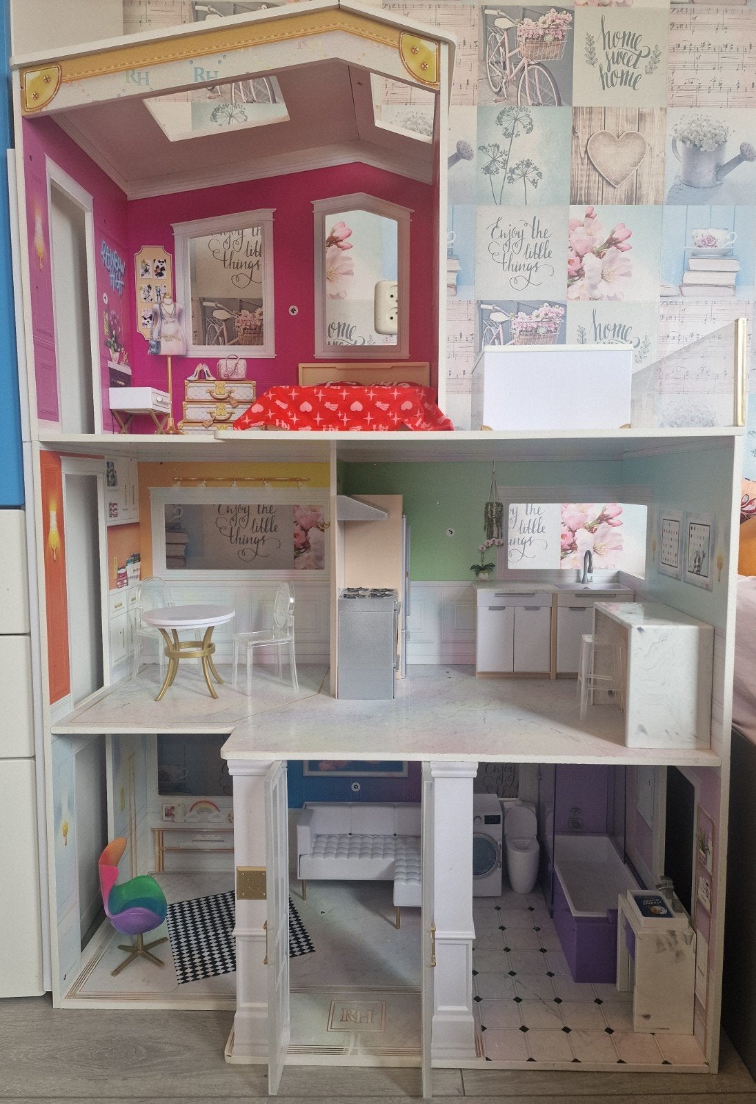 Rainbow High Poppenhuis, Ophalen of Verzenden, Zo goed als nieuw, Poppenhuis